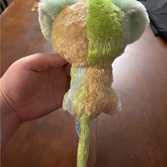 Adorable Green and White Stuffed Puppy Toy - Picture 4 of 6